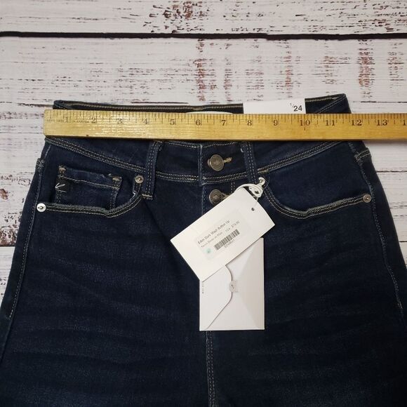 NWT KanCan Dark Wash Jeans NEW Eden dark wash button up - Picture 10 of 12